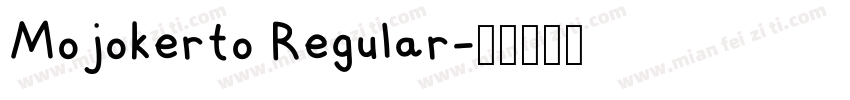 Mojokerto Regular字体转换